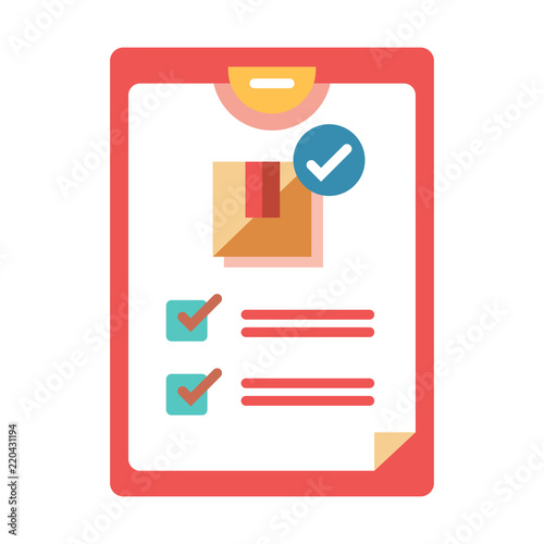 Shipping restrictions flat illustration