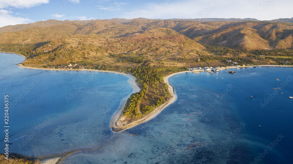 Beautiful Elak-Elak beach with turquoise water Beautiful Elak-Elak beach with turquoise water