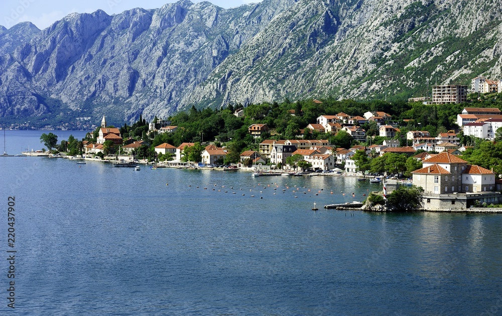 Perast village in Kotor Bay