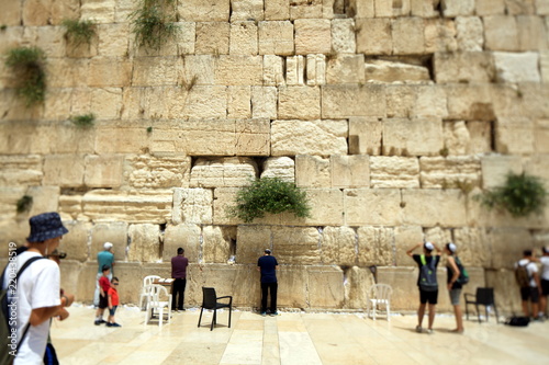 Israel, Jerusalem, June 2018: The Wailing Wall Jerusalem © Elroi