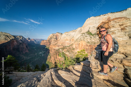 Females epic summit to Angels Landing - Zion National Park epic summit to Angels Landing - Zion National Park