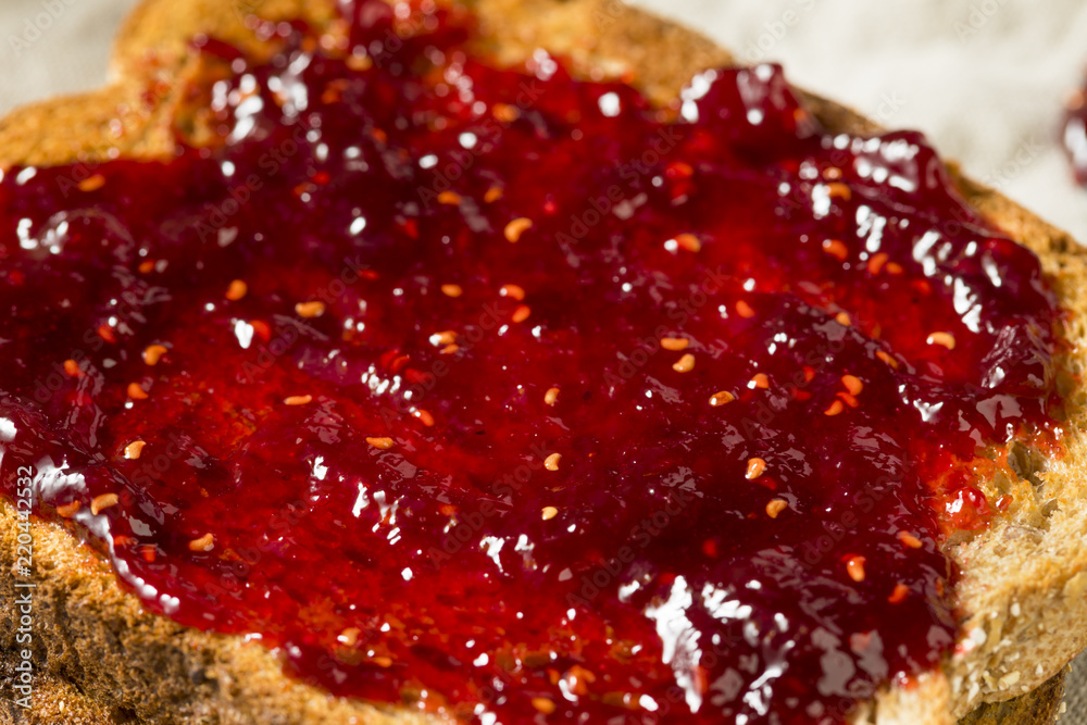 Healthy Homemade Raspberry Jam Preserve Healthy Homemade Raspberry Jam Preserve