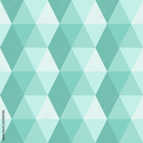 Seamless pattern of triangles and hexagons.