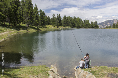 pêche lac montagne