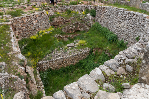 Mycenae archaeological site in Greece