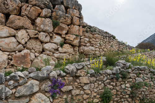 Mycenae archaeological site in Greece photo