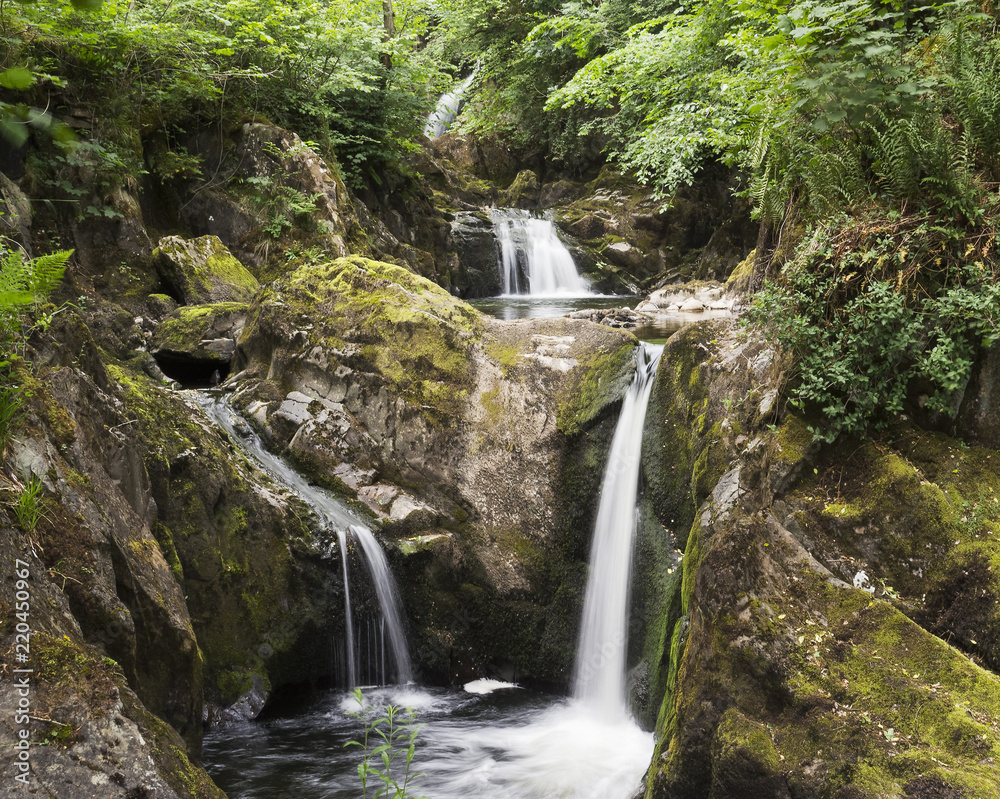 Fototapeta premium Waterfall at Ingleton, Yorkshire, UK