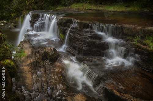 The waterfall known as Sgwd y Pannwr in Waterfall Country, South Wales, UK
 photo