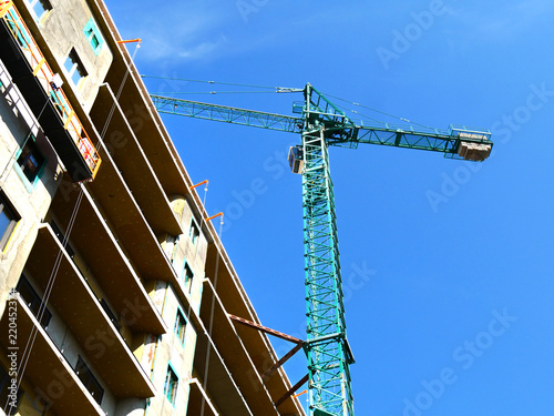 Εκτύπωση καμβά Skyscraper construction
