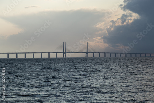 Öresund bridge, connection between Denmark ans Sweden