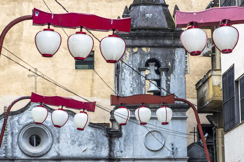 Facade of the Chapel of Nossa Senhora dos Alfitos, This chapel belonged to the city's first public cemetery and was built in 1775. photo