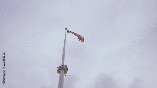 The Art of Slow Motion. Flag of Malaysia. photo