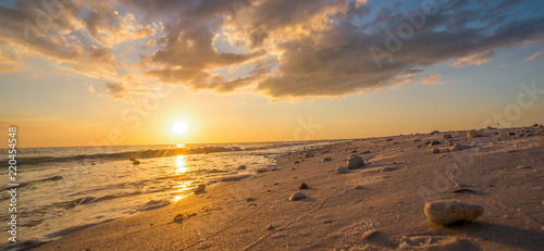 LOVERS KEY, FORT MYERS BEACH, FLOIRDA/USA 11/4/15: Sunset on the beach.