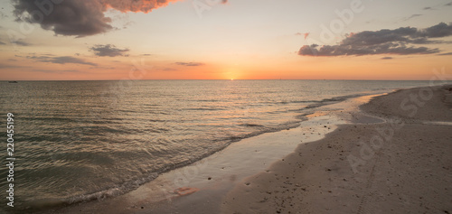 LOVERS KEY, FORT MYERS BEACH, FLOIRDA/USA 11/4/15: Sunset on the beach.