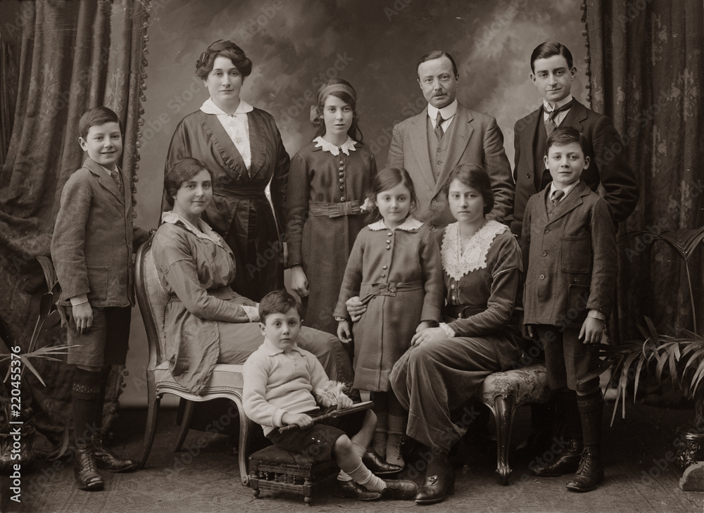 FOTO ANNI 20 CON RITRATTO DI FAMIGLIA FOTO ANNI 20 CON RITRATTO DI FAMIGLIA