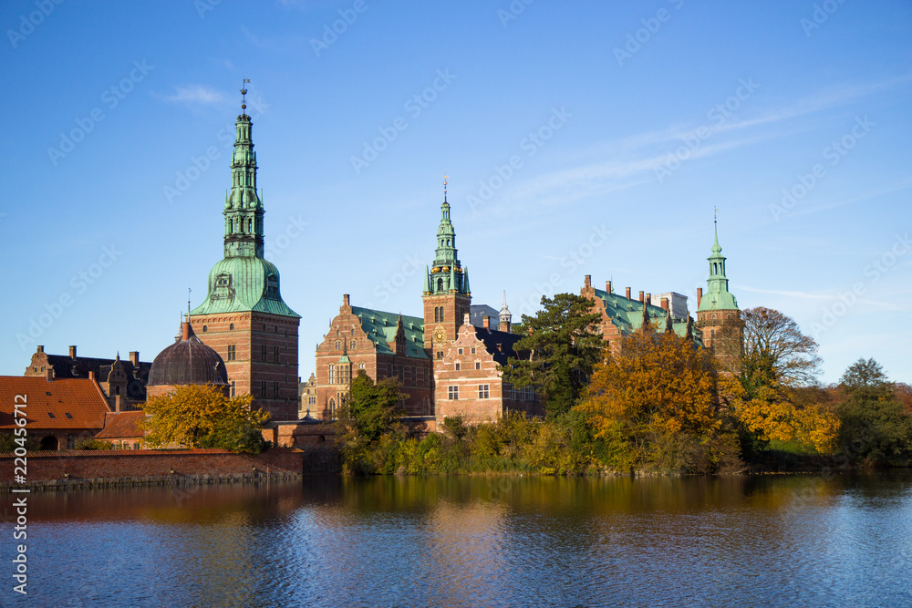 Frederiksborg castle in Hillerod, Denmark