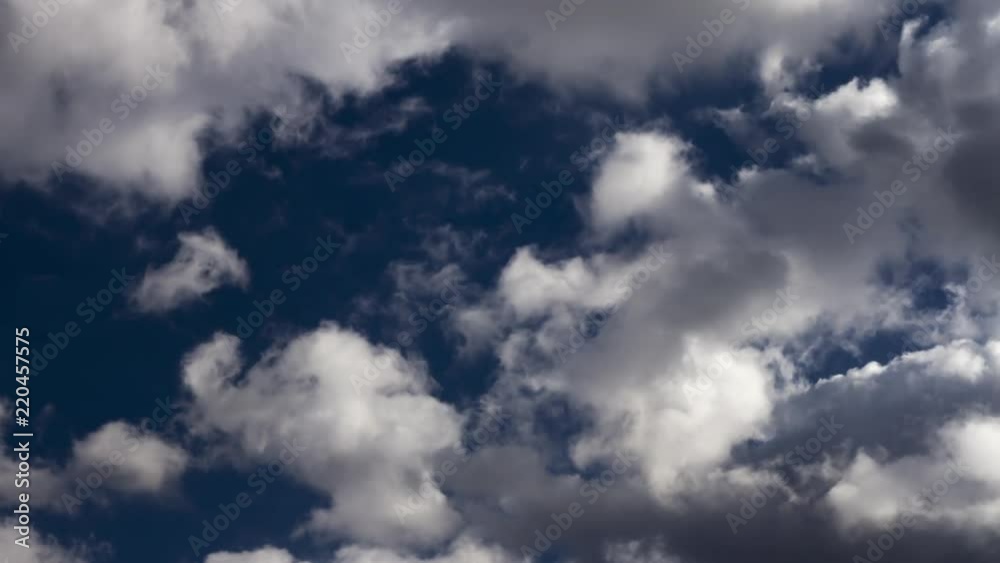 Moving clouds timelapse.