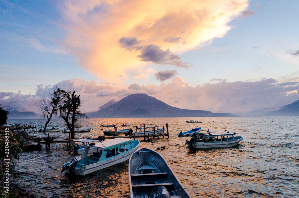 Sunset on Lake Atitlan Sunset on Lake Atitlan