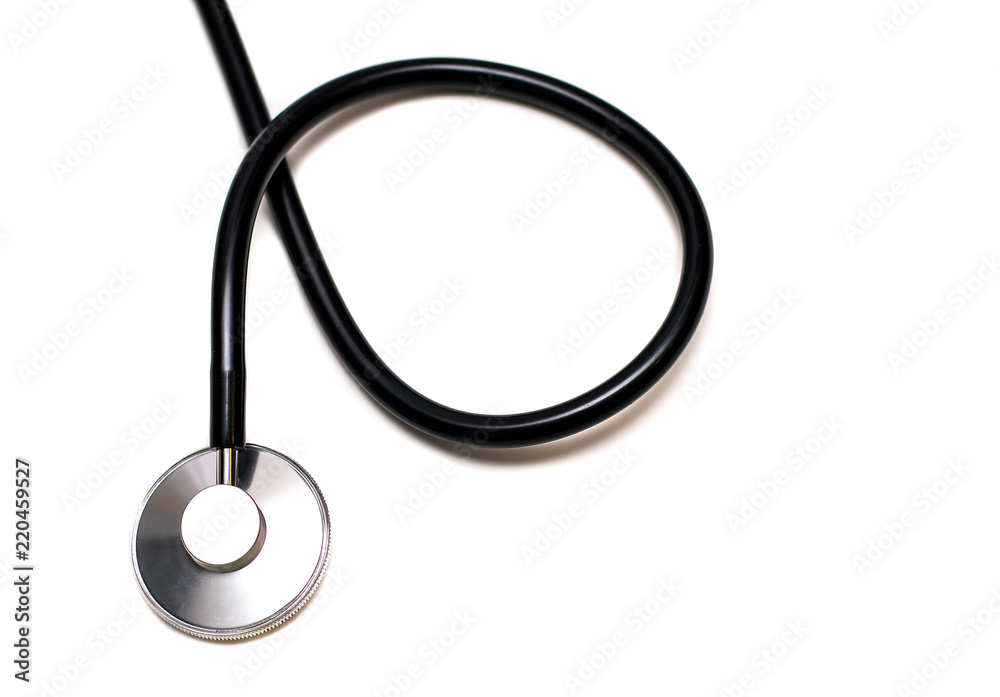 Stethoscope on a white background. Stethoscope on a white background.