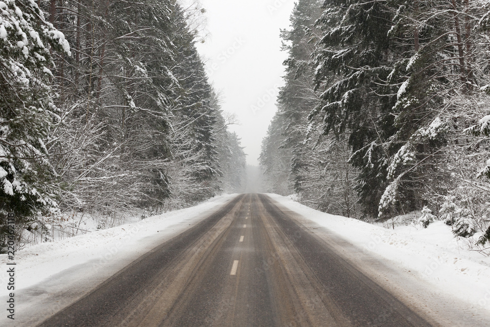 Obraz premium After snowfall
