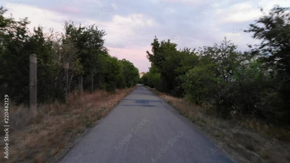 Fly as a bird over the route Fly as a bird over the route