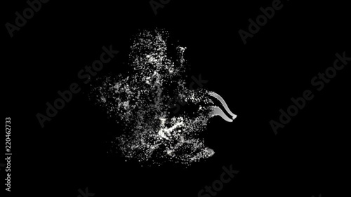 Shiv ling of Shiva Religious symbol Animation, Particle Animation of Religious Icon Shiv ling.
Religious sign Shiv ling Animation.