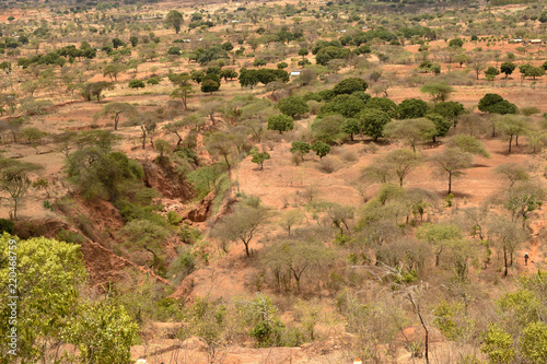 The arid landscapes of Kilome Plains, Makueni County, Kenya © martin