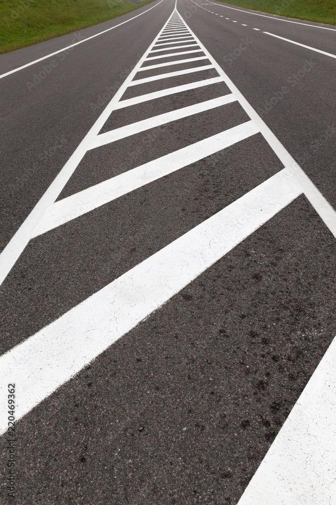 road markings