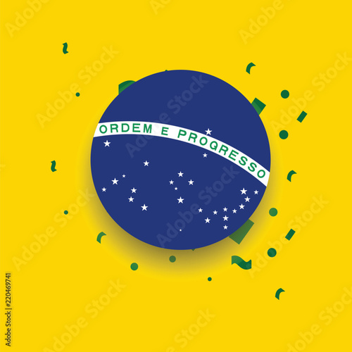 Happy Brazil Independence Day Vector Template Design Illustration