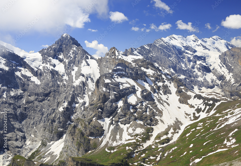 Alps Mountains, view from Gloria Pitz, Schilthorn, Switzerland