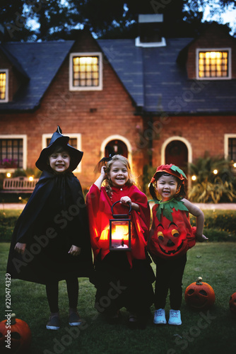 Little kids trick or treating