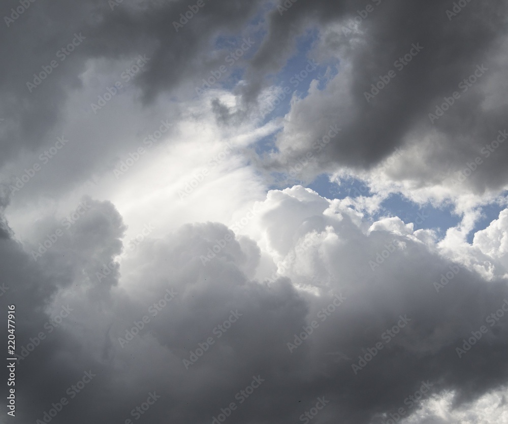 Obraz premium Blue sky in the clouds