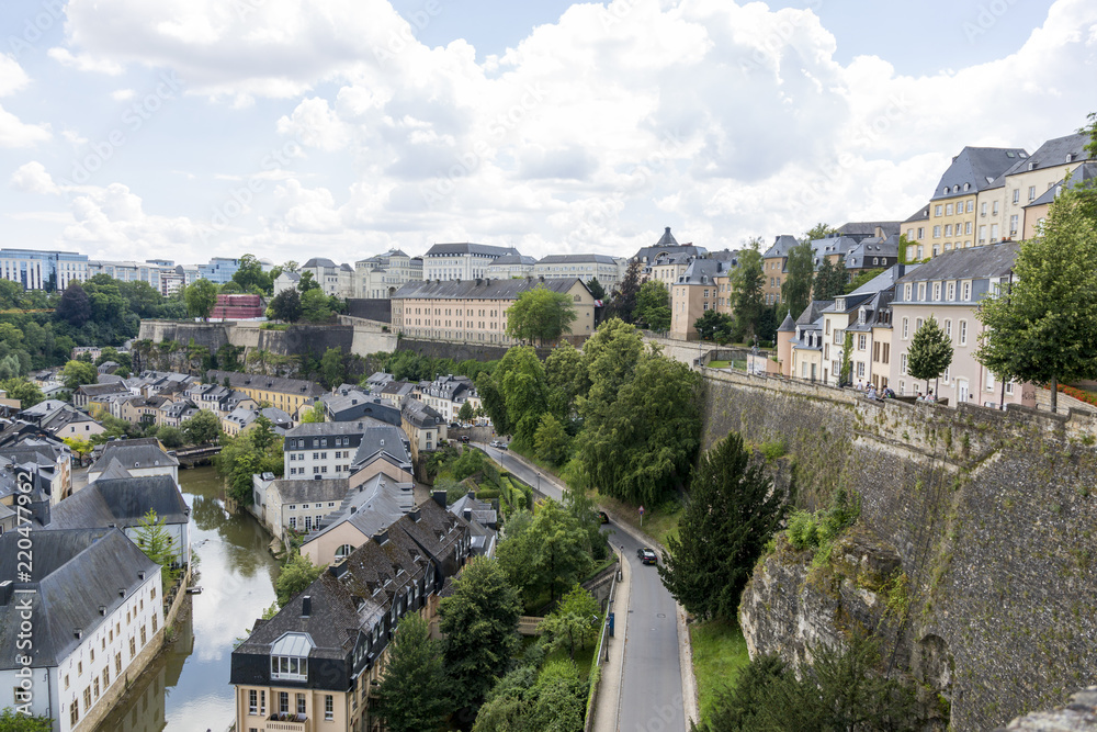  View of the River Alzette and Luxembourg