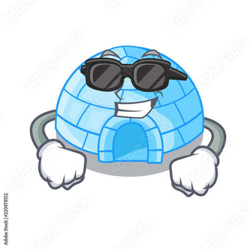 Super cool cartoon dome igloo ice house snow