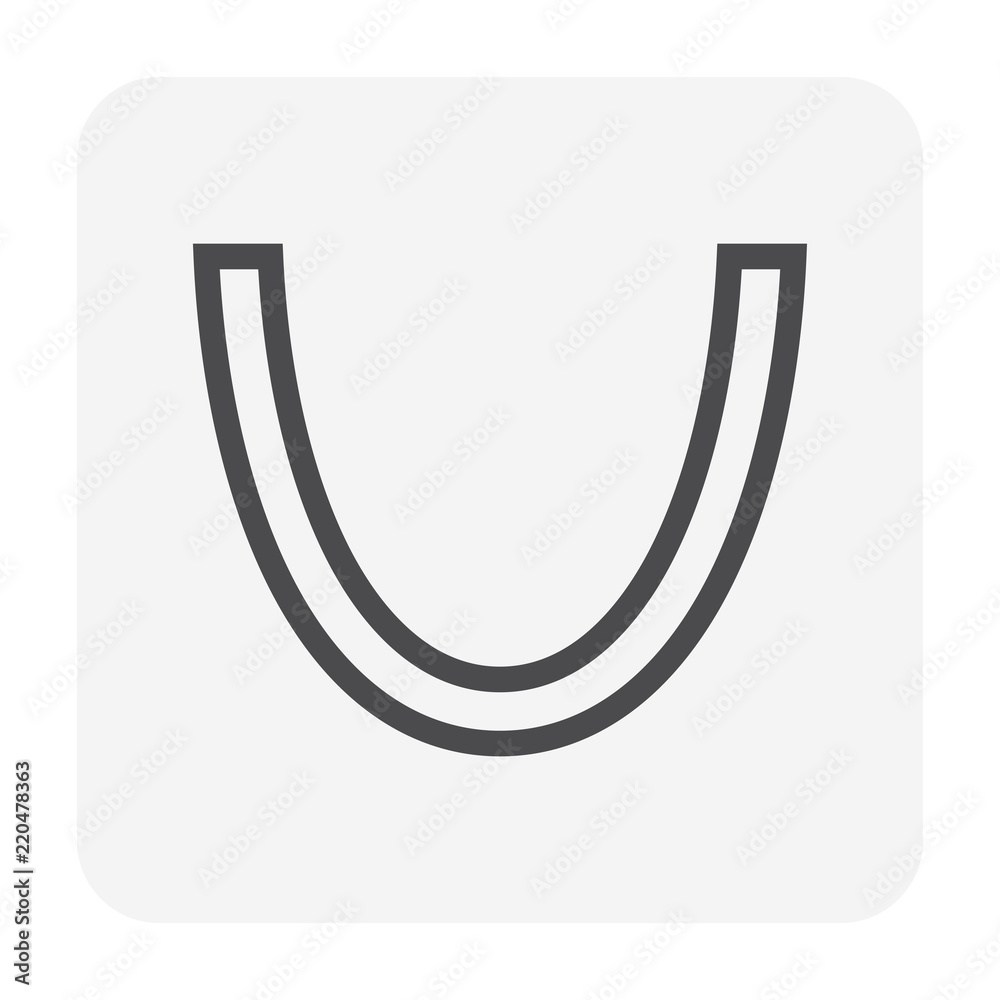 gutter shape icon