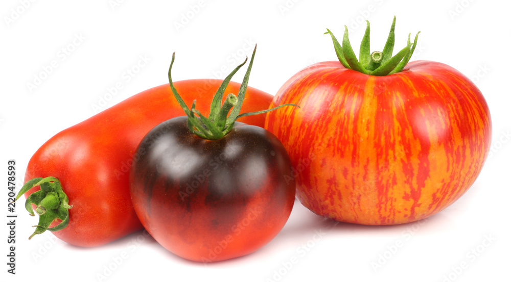 Tomatoes isolated on white Tomatoes isolated on white