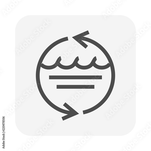 Waste water icon
