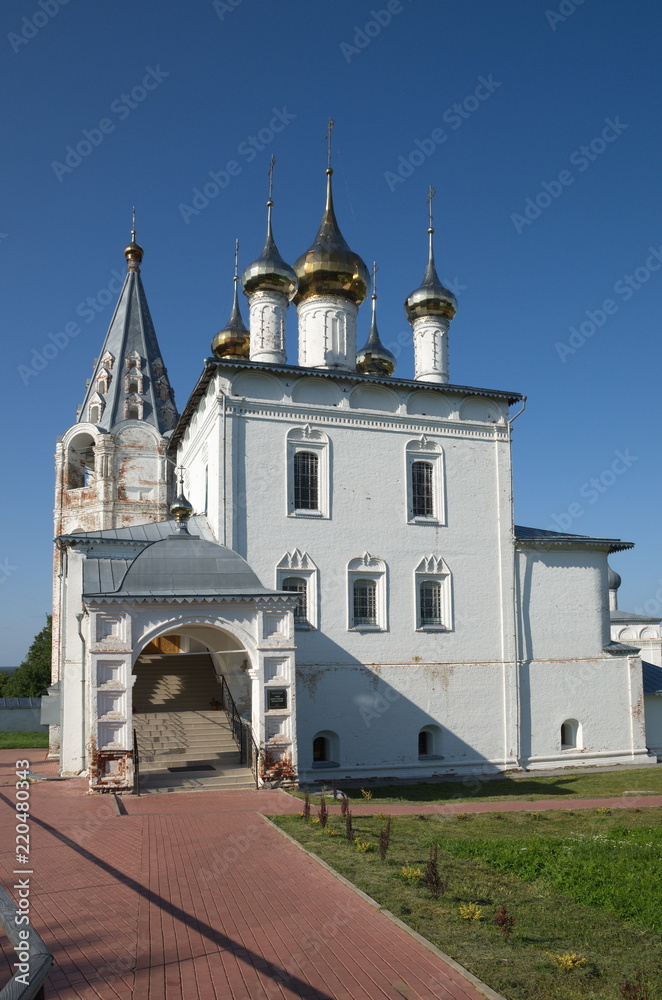 Holy Trinity-St. Nicholas monastery in Gorokhovets, Vladimir region, Russia. The Trinity Cathedral (1681-1689) 