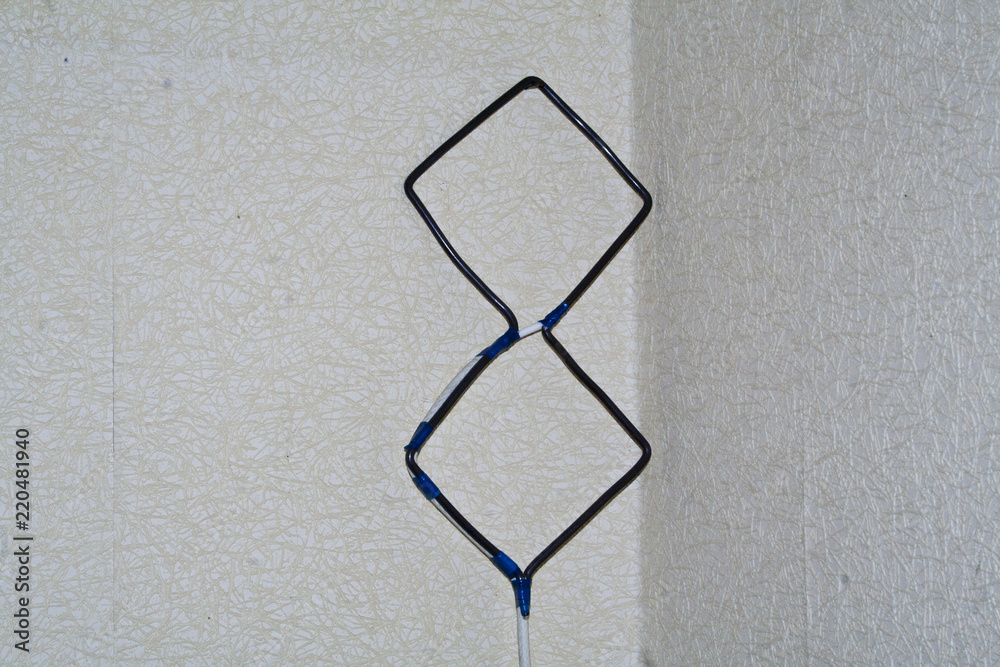 tv antenna isolated on white background tv antenna isolated on white background