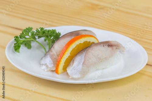 Shime saba sushi	