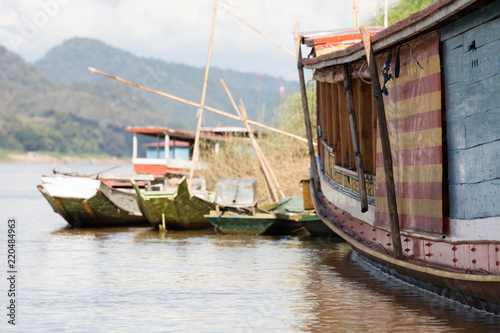 Boat om Mekong