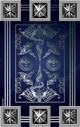 Graphical illustration of a Tarot card 15_2