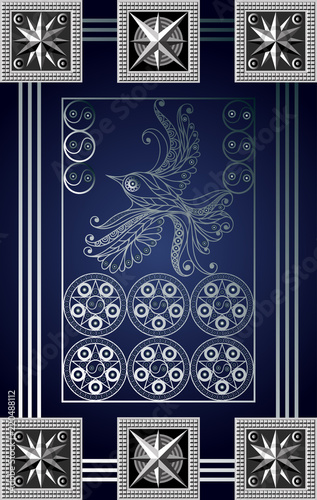 Graphical illustration of a Tarot card 16_2