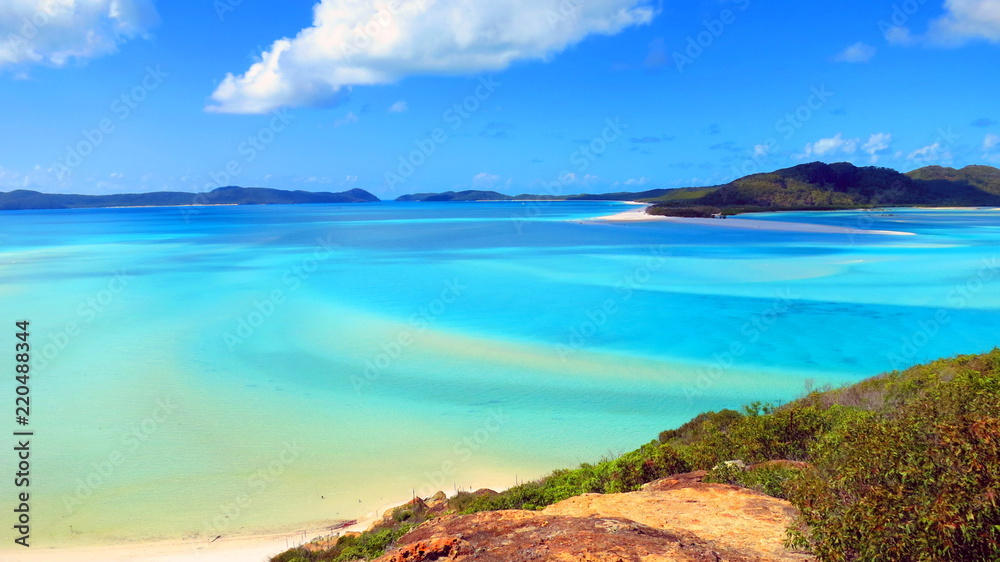 Whitehaven beach, Whitsundays, Queensland, Australia Whitehaven beach, Whitsundays, Queensland, Australia