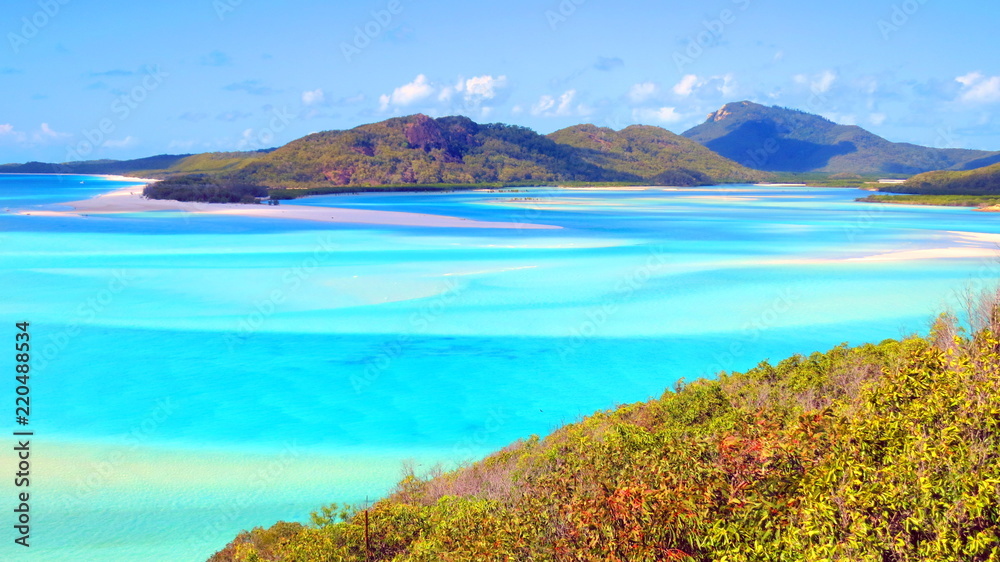 Fototapeta premium Whitehaven beach, Whitsundays, Queensland, Australia