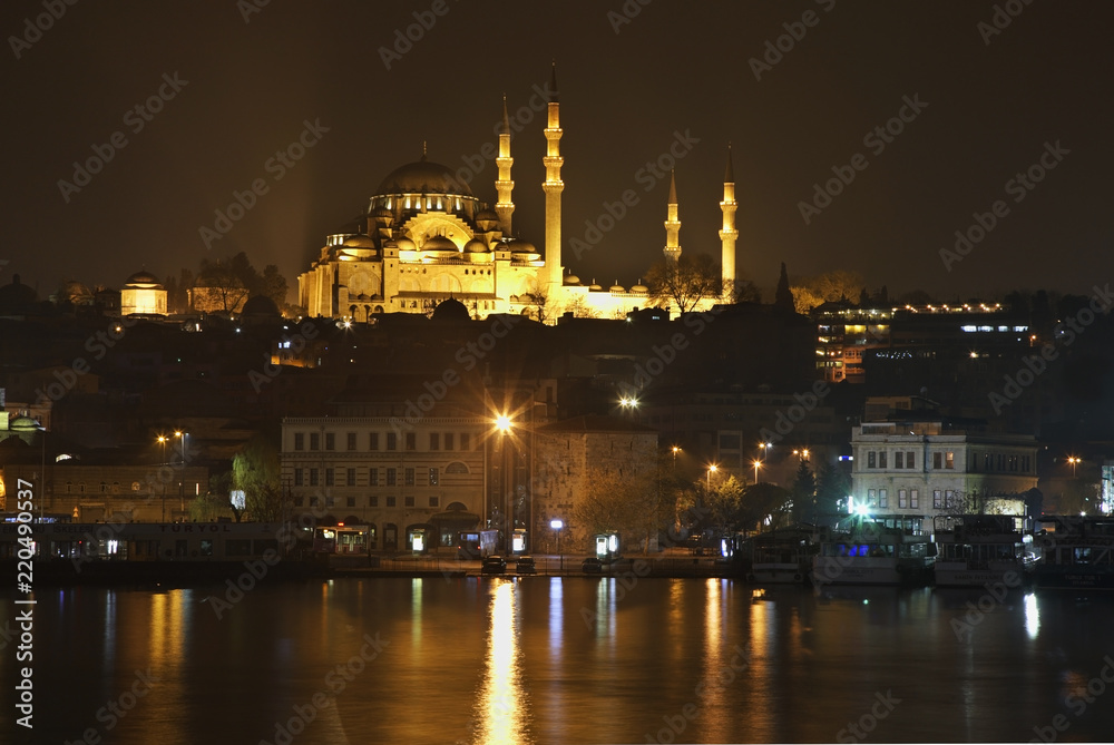 Bosphorus strait in Istanbul. Turkey