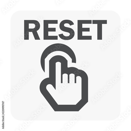 reset icon black