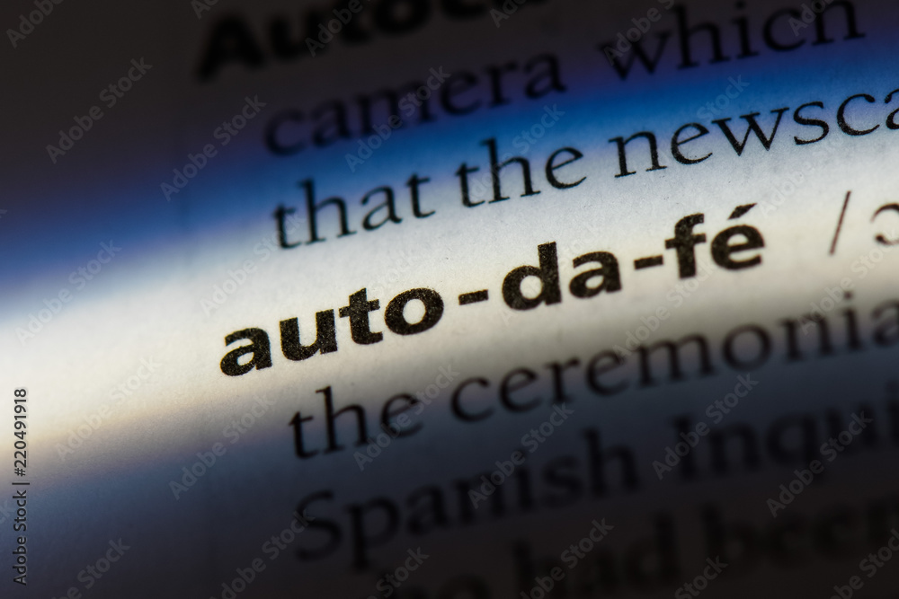 Obraz premium auto-da-fe