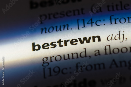 bestrewn