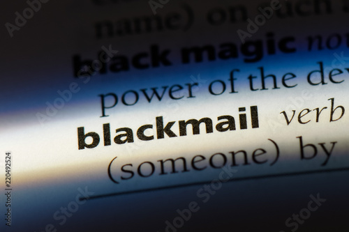 Canvas Print blackmail